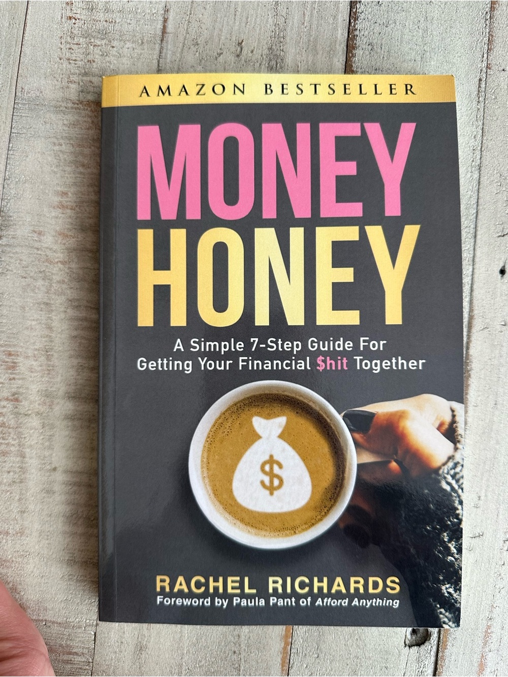 "Money Honey" Book - Black with Pink & Yellow Cover